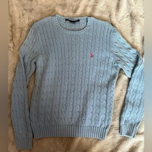 Ralph Lauren sport blue sweater size medium